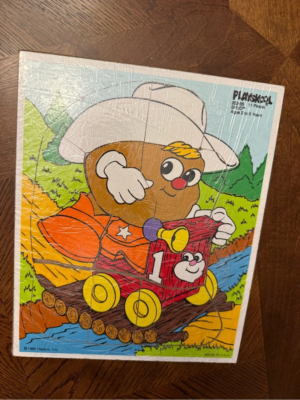 Vintage Playskool puzzle spud 1985